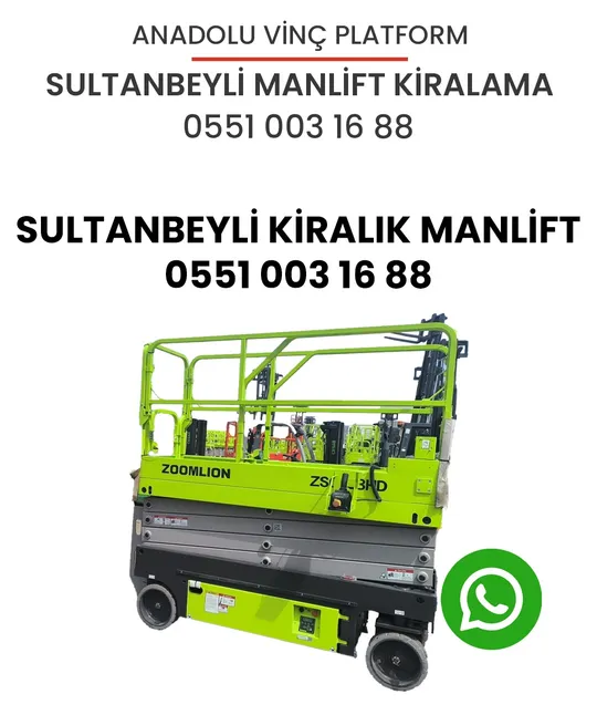 Sultanbeyli kiralık manlift görseli